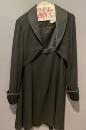 C.W. DESIGNS BLACK DRESS WITH JACKET