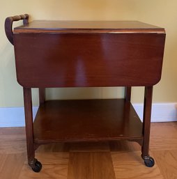 VINTAGE DROP LEAF TEA CART