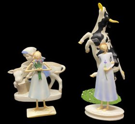ASSORTED COLLECTION OF PORCELAIN FIGURINES