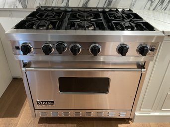 36 INCH VIKING PROFESSIONAL STAINLESS GAS RANGE