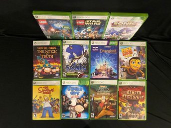 Assortment Of Xbox 360 Games