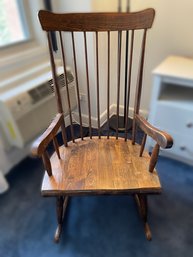 ANTIQUE SPINDLE BACK ROCKING CHAIR