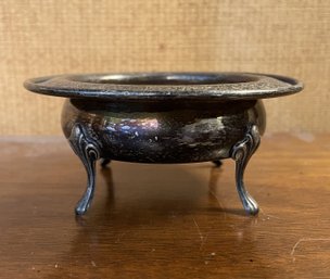 ANTIQUE STERLING SILVER FOOTED BOWL