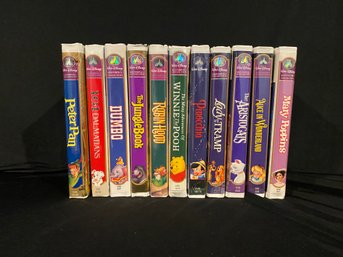 Assortment Of Disney Movie In VHS Format