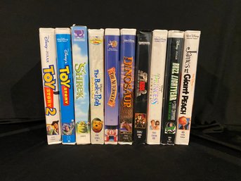 Assortment Of Kids Movie In VHS Format