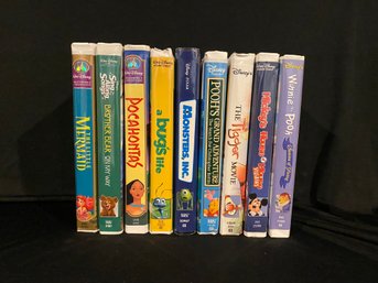 Assortment Of Kids Movie In VHS Format