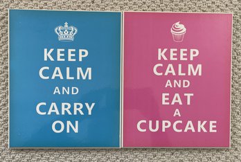 ROOM ESSENTIALS KEEP CALM SERIES WALL SIGN