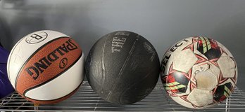 PR Of Basketball And Soccer Ball