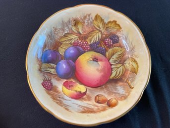 VINTAGE AYNSLEY ORCHARD FRUIT SAUCER