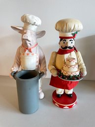 PAIR OF VINTAGE CHEF FIGURINES