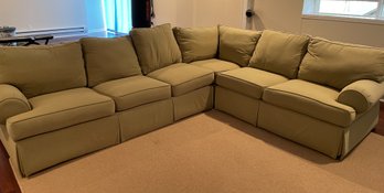 ETHAN ALLEN 3 PC SLEEPER SECTIONAL