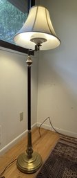 BRASS BASE SWING ARM FLOOR LAMP