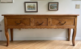 RUSTIC ANTIQUE SIMPLE FRENCH STYLE CONSOLE TABLE