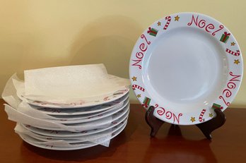 TAG 8 PC HOLIDAY PLATE SET