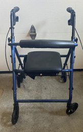 4 WHEEL FOLDING ROLLATOR WITH SEAT