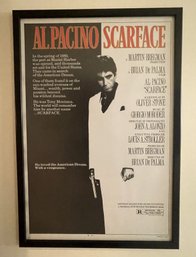 FRAMED SCARFACE (1983) MOVIE POSTER