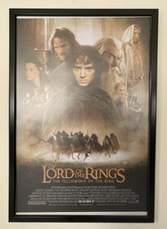 FRAMED THE LORD OF THE RINGS: THE FELLOWSHIP OF THE  RING MOVIE POSTER