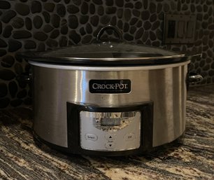 CROCK POT PROGRAMMABLE 6 QUART SLOW COOKER MODEL SCCPV1600-S