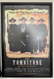 FRAMED TOMBSTONE MOVIE POSTER