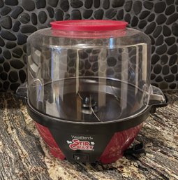 WEST BEND STIR CRAZY OIL POPCORN MACHINE WITH SERVING BOWL