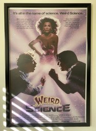 FRAMED WEIRD SCIENCE MOVIE POSTER