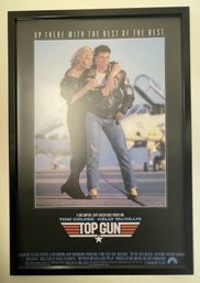 FRAMED TOP GUN MOVIE POSTER