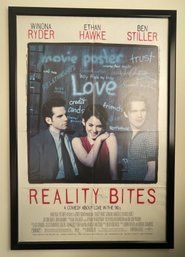 FRAMED REALITY BITES MOVIE POSTER