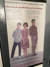 FRAMED SIXTEEN CANDLES MOVIE POSTER