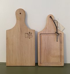 SMEAD WOOD CRAFT AND POTTERY BARN CUTTING BOARDS