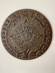 MEXICAN COPPER AZTEC WALL CALENDAR