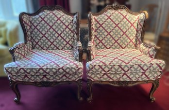 PR OF FRENCH WINGBACK CHAIRS BY MEYER GUNTHER MARTINI