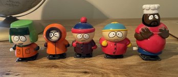 5 PC SOUTH PARK WIND UP TOY COLLECTION
