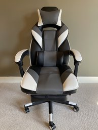 PVC HIGH BACK GAMING CHAIR