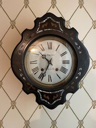 ANTIQUE MOTHER OF PEARL WALL CLOCK