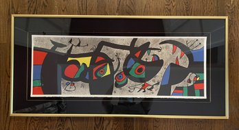 SIGNED LITHOGRAPH 87/100 'LE LEZARD AUX PLUMES D'OR II' BY JOAN MIRO