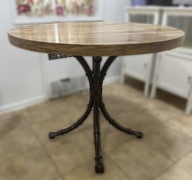 ROUND WOOD LAMINATE  KITCHEN TABLE