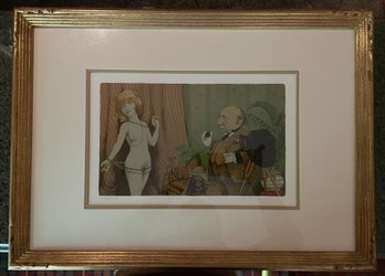 SIGNED CHARLES BRAGG LITHOGRAPH 'THE PHOTOGRAPHER II' 293/300