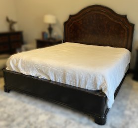 HOOKER FURNITURE KING SIZE BED FRAME WITH POWER ADJUSTABLE PLATFORM AND MATTRESS