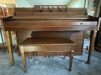 RUDOLPH WURLITZER CONSOLE PIANO