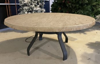 BRUTALIST STYLE DESIGN ROUND TABLE