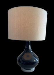 SAFAVIEH 24 INCH NAVY BLUE AMY GOURD TABLE LAMP