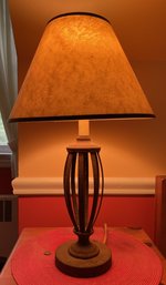 VINTAGE TEXTURED IRON TABLE LAMP