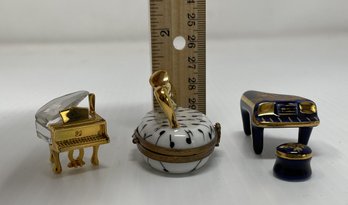 COLLECTION OF MINIATURE LIMOGE PORCELAIN FIGURINES