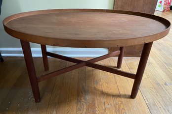 MCM OVAL TRAY COFFEE TABLE