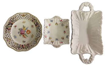 COLLECTION OF VINTAGE PORCELAIN AND CERAMIC DISHES