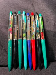 8 PC COLLECTION OF VINTAGE FLOATY PENS