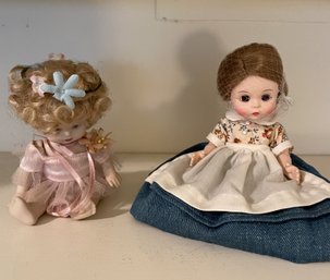 PR OF VINTAGE DOLLS