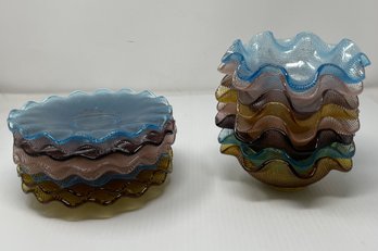 COLOR PLATE AND BOWLS SET