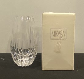 MIKASA 'DAMOCLES' CRYSTAL VASE