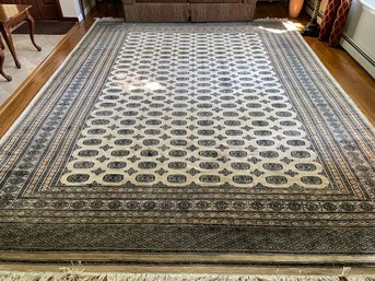 HAND KNOTTED BOKHARA WOOL RUG